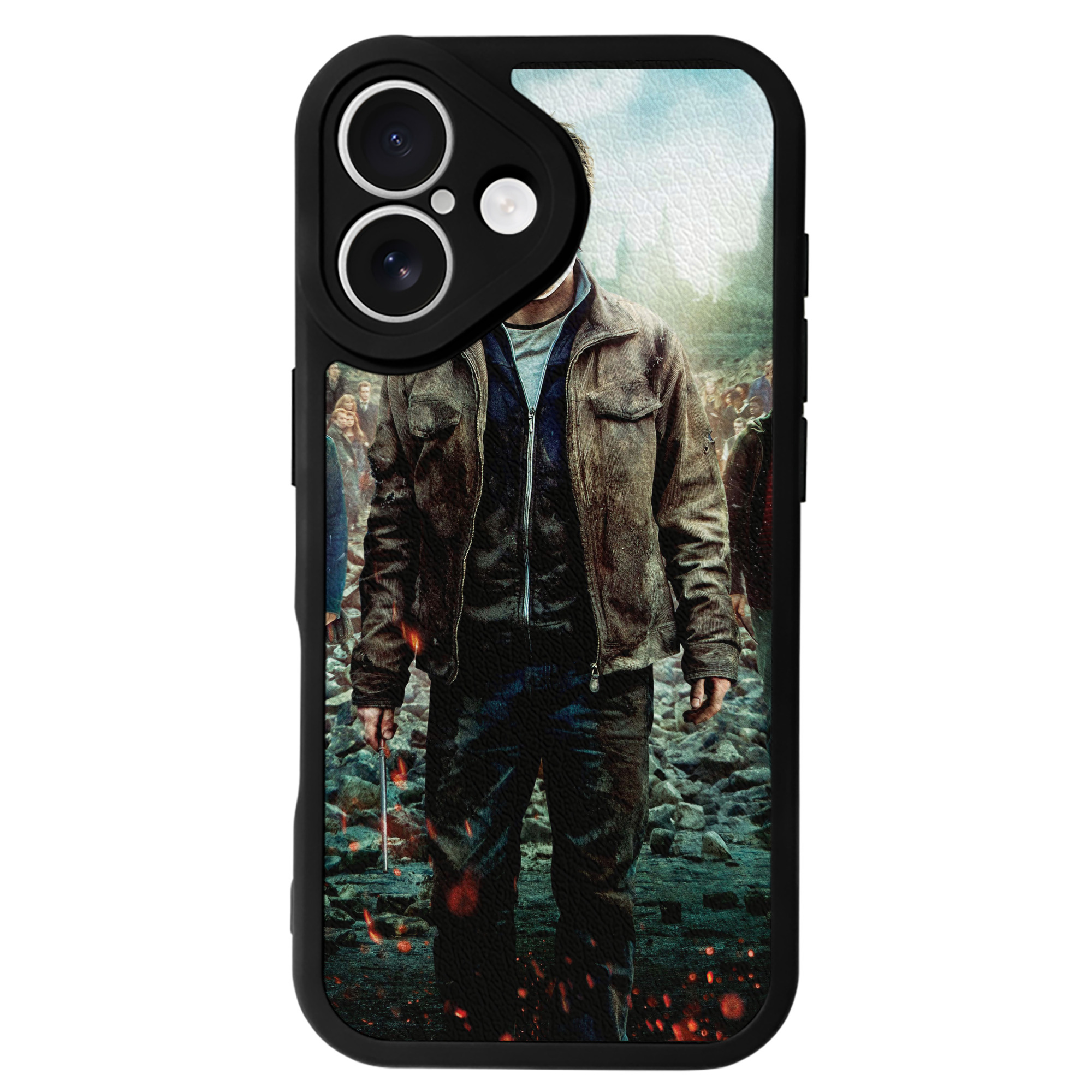 （画像用） Harry Potter ハリー・ポッターシリーズ 【iPhone 16シリーズ対応】シリコンスマホケース（レザー調） 材質：シリコン